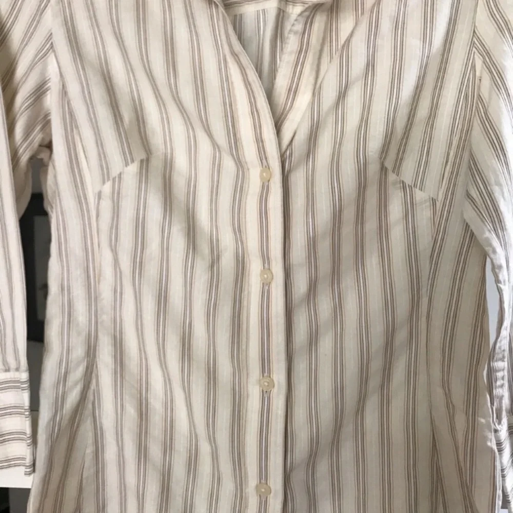 Vintage Banana Republic Striped Button Down Shirt Size XS - Picture 3 of 6
